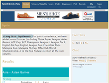 Tablet Screenshot of nowkicking.com